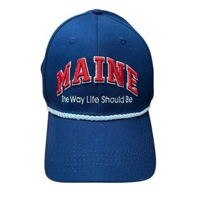 Robin Ruth 100% cotton Maine The Way Life Should Be Baseball Cap New with Tags